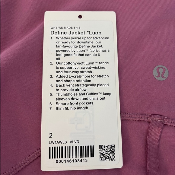 Lululemon Pink Zip-Up Jacket - Picture 6 of 6